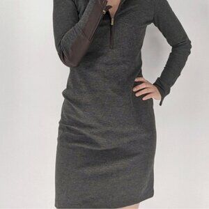 RALPH LAUREN Women's NWT Sheath‎ Dress w/Leather Patches | Size 10